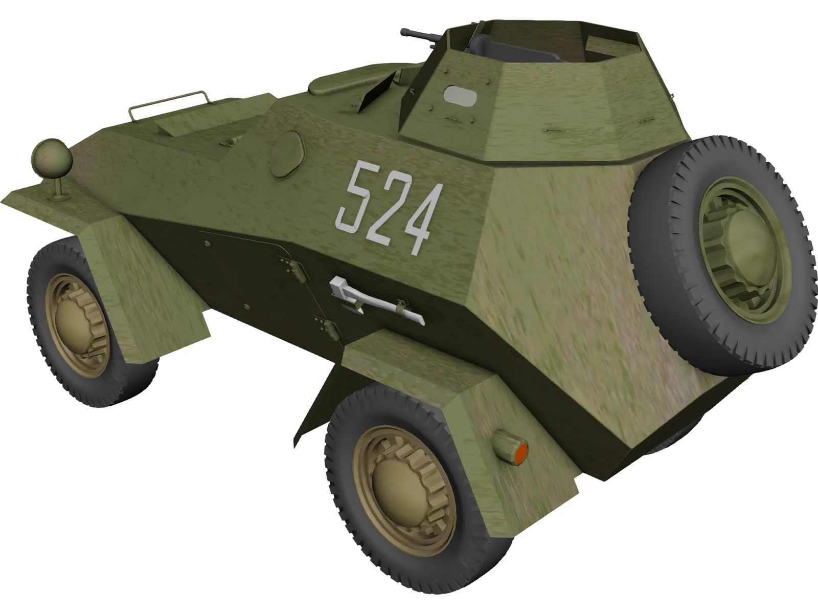 BA-64 3D Model