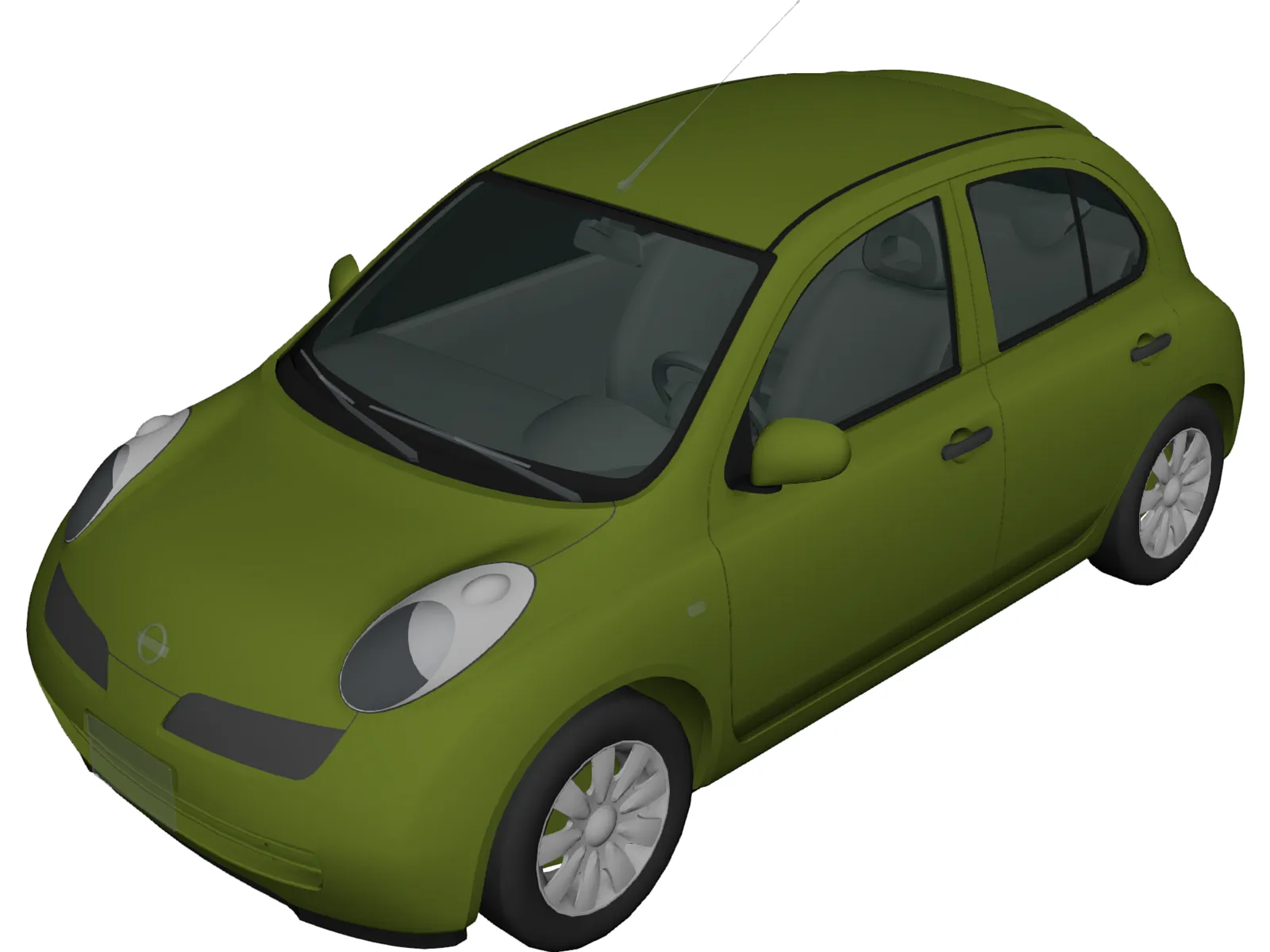 Nissan Micra (2002) 3D Model