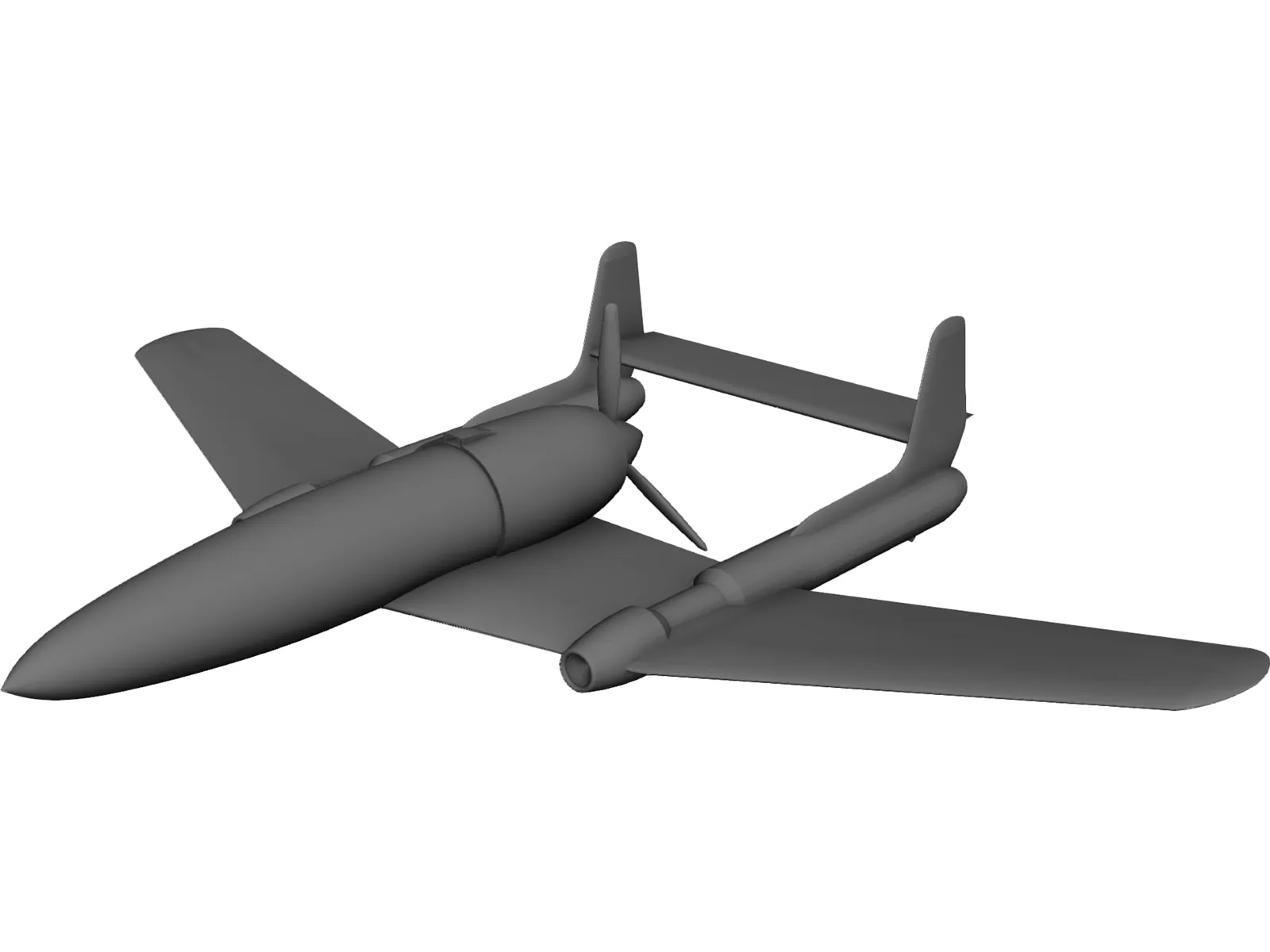 V-1 Buzz Bomb 3D Model - 3DCADBrowser