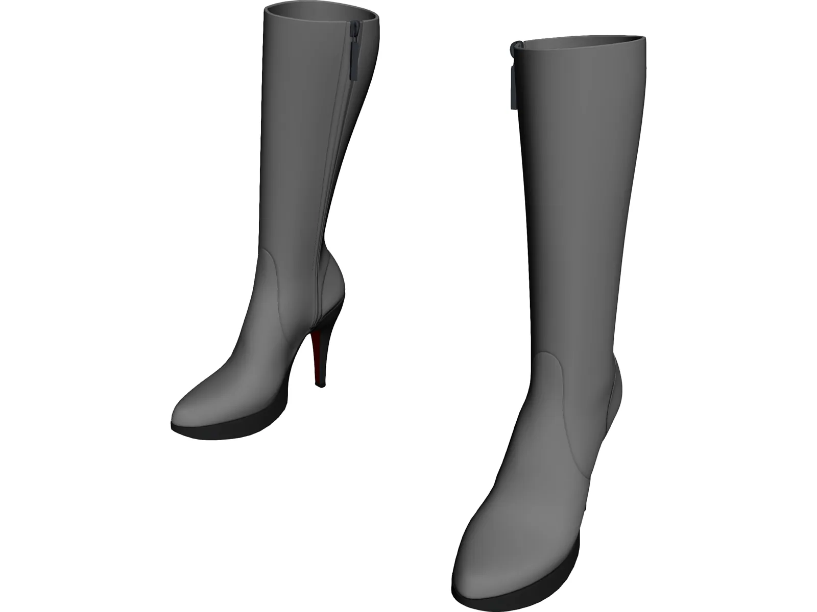 Woman Shoes 3D Model - 3DCADBrowser