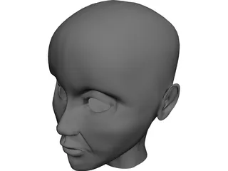 Human Head 3D Model