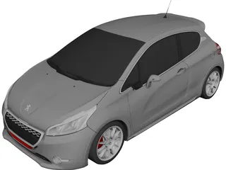 Peugeot 307 3D Model - 3DCADBrowser