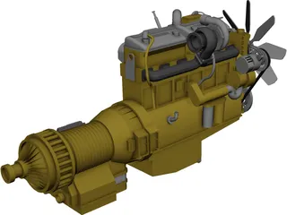 Caterpillar C35 Engine CAD Model - 3DCADBrowser