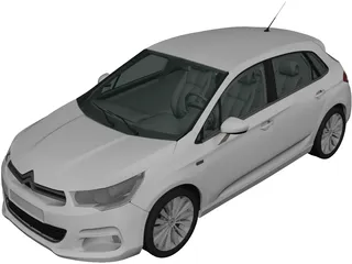 Citroen C4 (2011) 3D Model