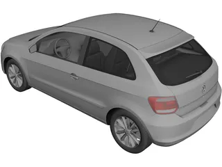 Volkwagen Gol (2013) 3D Model