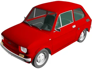 Fiat 126p (1976) 3D Model