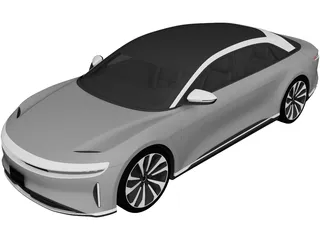 Lucid Air (2021) 3D Model