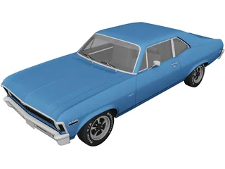 Chevrolet Nova (1969) 3D Model