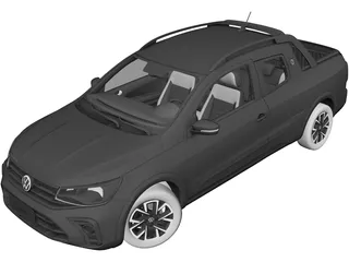 Volkswagen Saveiro 1.6 MSI Extreme (2025) 3D Model