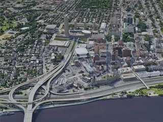 Albany City, USA (2022) 3D Model