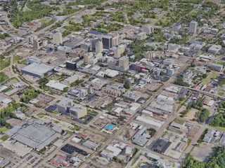 Jackson City, MS, USA (2023) 3D Model