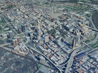 Richmond City, VA, USA (2024) 3D Model