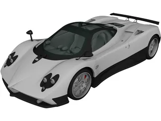 Pagani Zonda F (2005) 3D Model