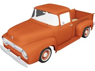 Ford F-100 (1956) 3D Model