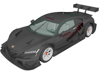 Honda NSX GT (2013) 3D Model