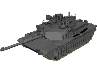 M1A2 Abrams 3D Model