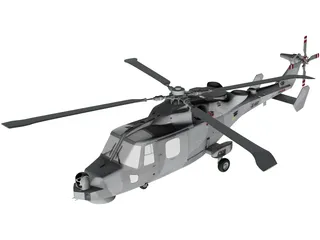 AgustaWestland AW159 Lynx Wildcat 3D Model