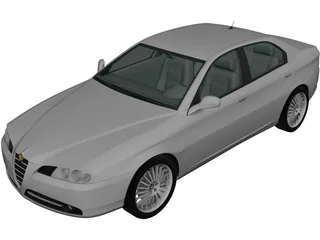 Alfa-Romeo 166 (2003) 3D Model