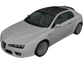 Alfa-Romeo Brera (2011) 3D Model