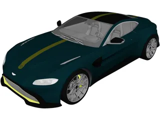Aston Martin Vantage AMR (2020) 3D Model