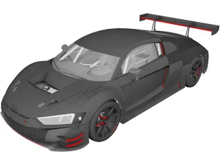 Audi R8 LMS GT3 (2020) 3D Model