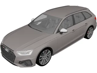 Audi S4 Avant (2020) 3D Model