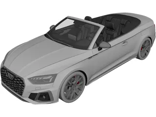 Audi S5 Cabrio (2020) 3D Model