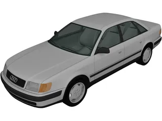 Audi 100 Sedan (1991) 3D Model