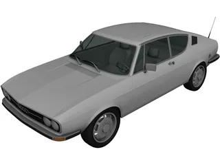 Audi 100 Coupe S (1970) 3D Model