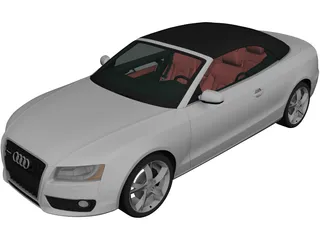 Audi A5 Convertible (2010) 3D Model