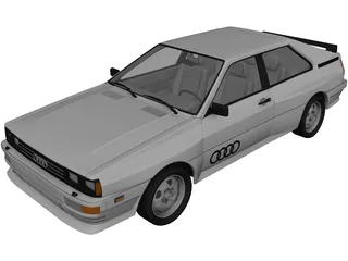 Audi Quattro (1980) 3D Model
