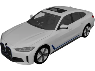 BMW i4 (2022) 3D Model