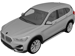 BMW X1 (2020) 3D Model