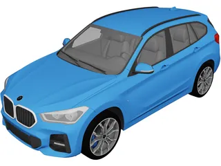 BMW X1 M-Sport (2020) 3D Model