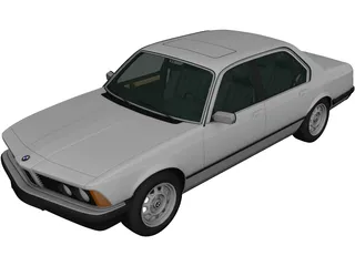 BMW 7-Series [E23] (1982) 3D Model