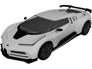 Bugatti Centodieci (2020) 3D Model