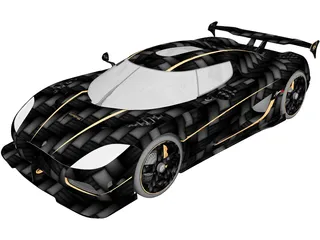 Koenigsegg Agera RS (2015) 3D Model