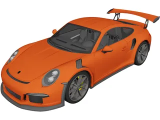 Porsche 911 GT3 RS (2016) 3D Model