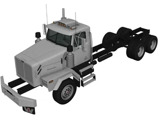 Western Star 4900 SB (2008) 3D Model