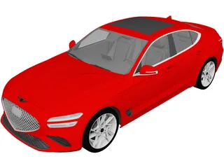 Genesis G70 (2022) 3D Model