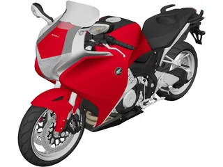 Honda VFR 1200 F (2015) 3D Model