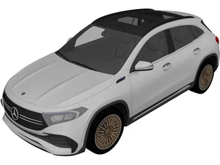 Mercedes-Benz EQA (2022) 3D Model