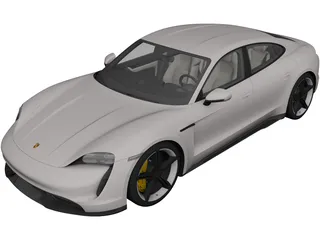 Porsche Taycan (2020) 3D Model
