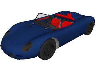 Porsche 718 Spyder RS (1960) 3D Model