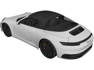 Porsche 911 Targa (2019) 3D Model