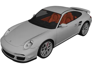 Porsche 911 Turbo (2010) 3D Model