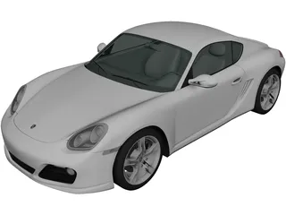 Porsche Cayman S (2011) 3D Model