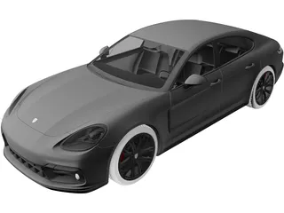 Porsche Panamera GTS (2019) 3D Model