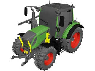 Fendt 300 Vario 3D Model