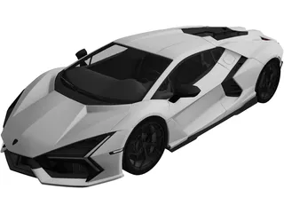 Lamborghini Revuelto (2023) 3D Model